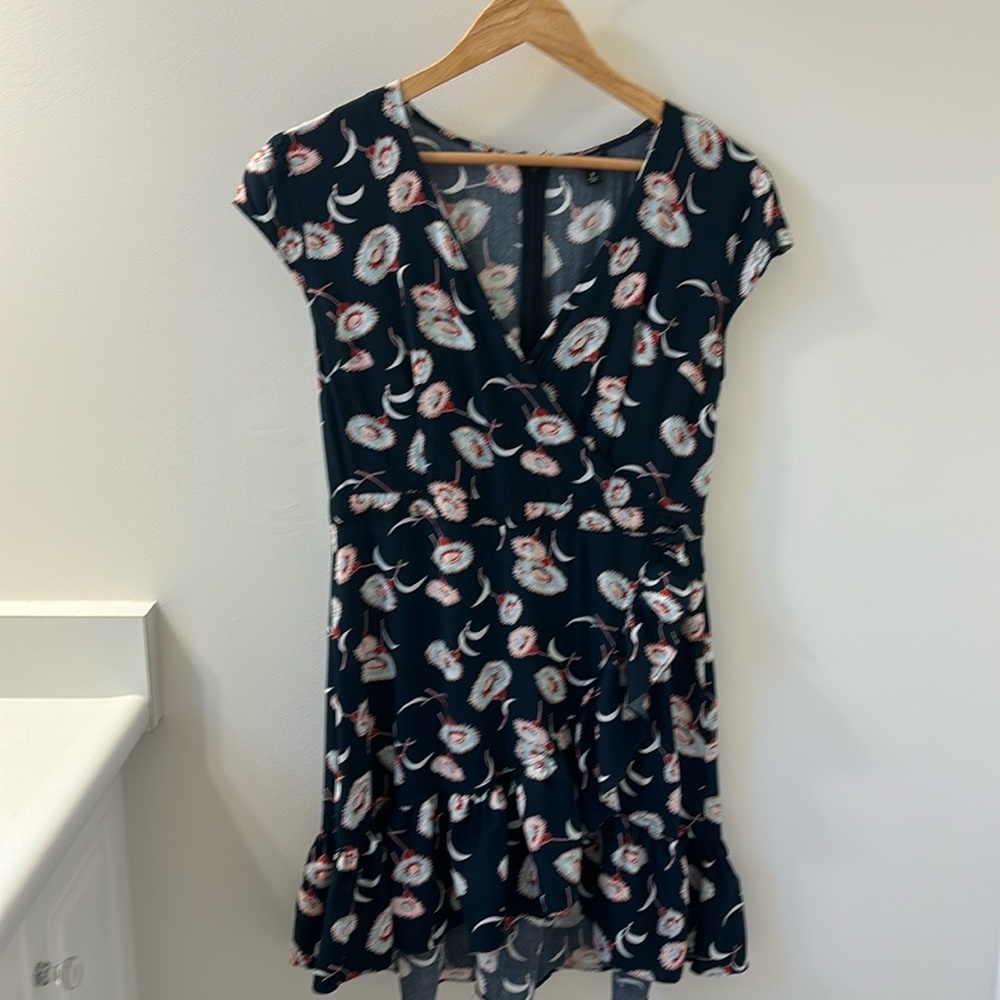 JCREW Mercantile faux wrap dress, Sz 8. - Picture 3 of 12